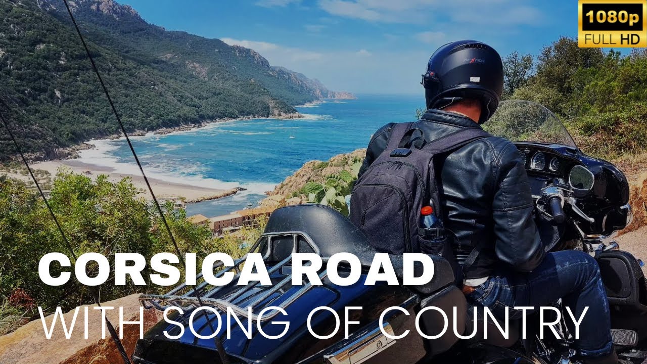 Paysage Corse en moto full HD - Country song
