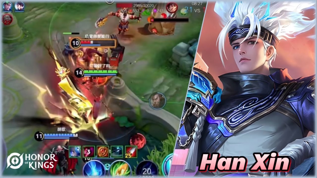 Honor of Kings ( Han Xin ) Mythic Skin｜Kills Gun and Hunts Shadow Themed Skin｜Server China