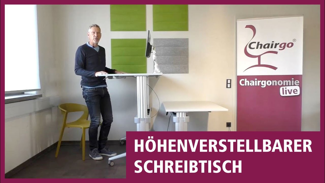 H&ouml;henverstellbarer Schreibtisch ✔️ endlich ohne Schmerzen arbeiten! Elektrisch oder manuell?