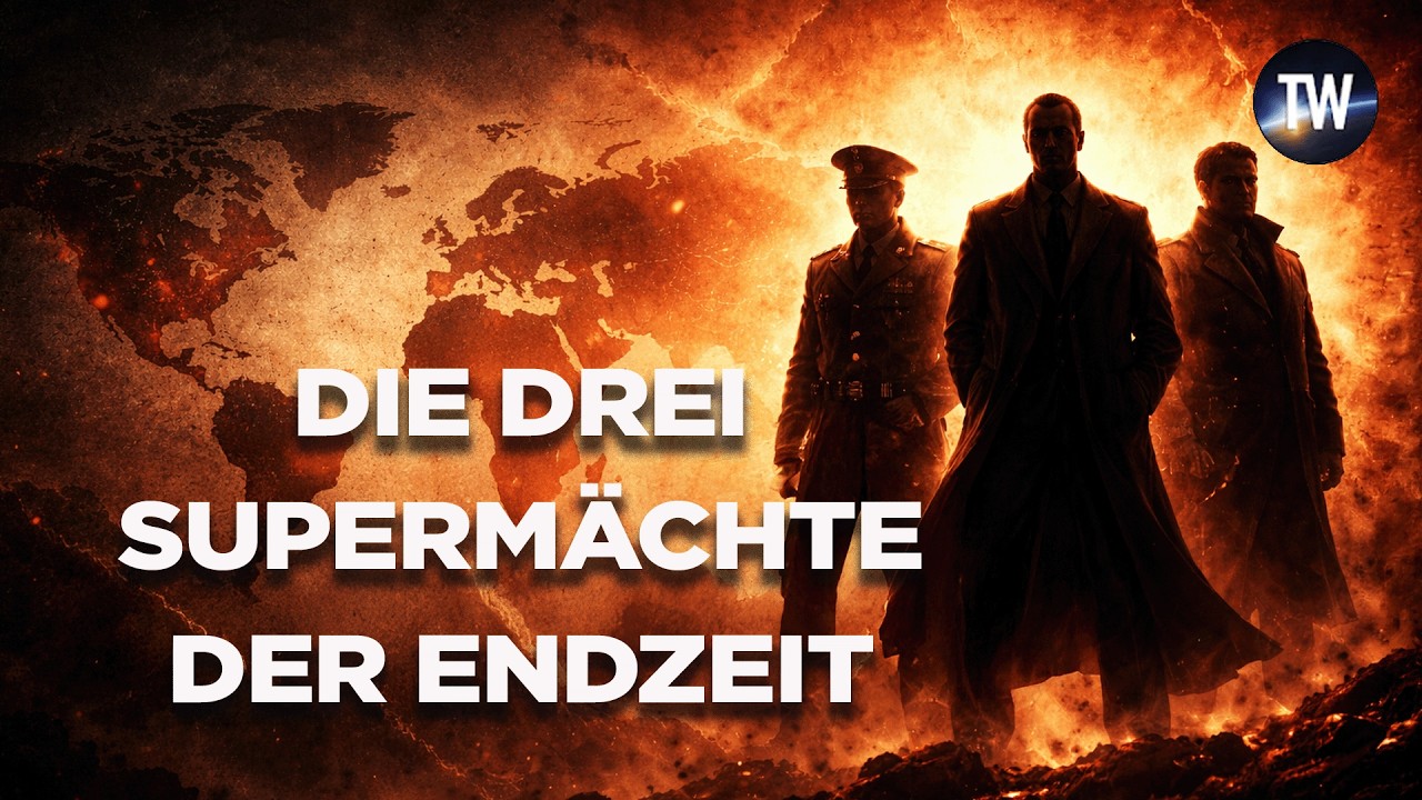 Die drei Supermächte der Endzeit gemäß der biblischen Prophezeiung (Amerika gehört nicht dazu).