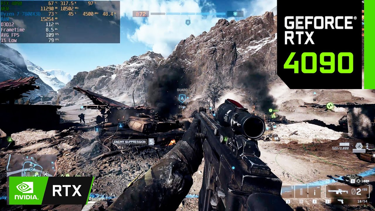 Battlefield 6 : RTX 4090 24GB (4K Ultra Graphics DLSS ON)