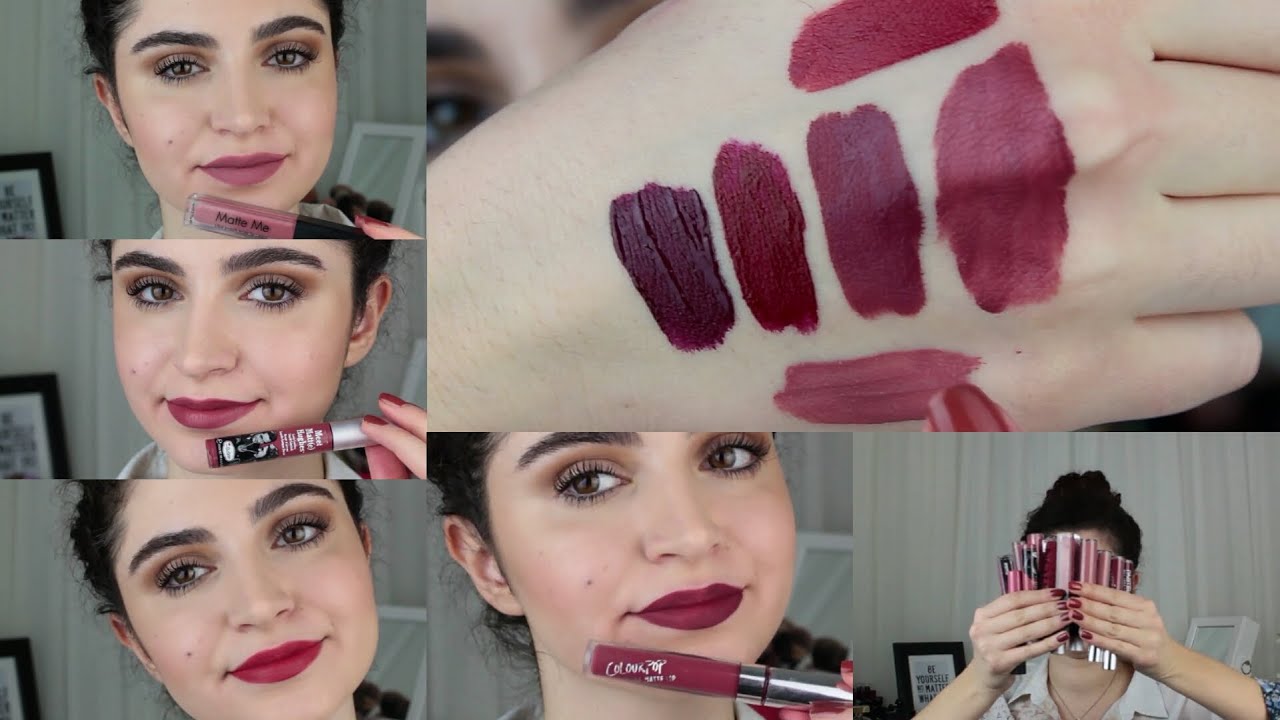 Mat Likit Rujlarım (The Balm, Pastel, Colourpop...)