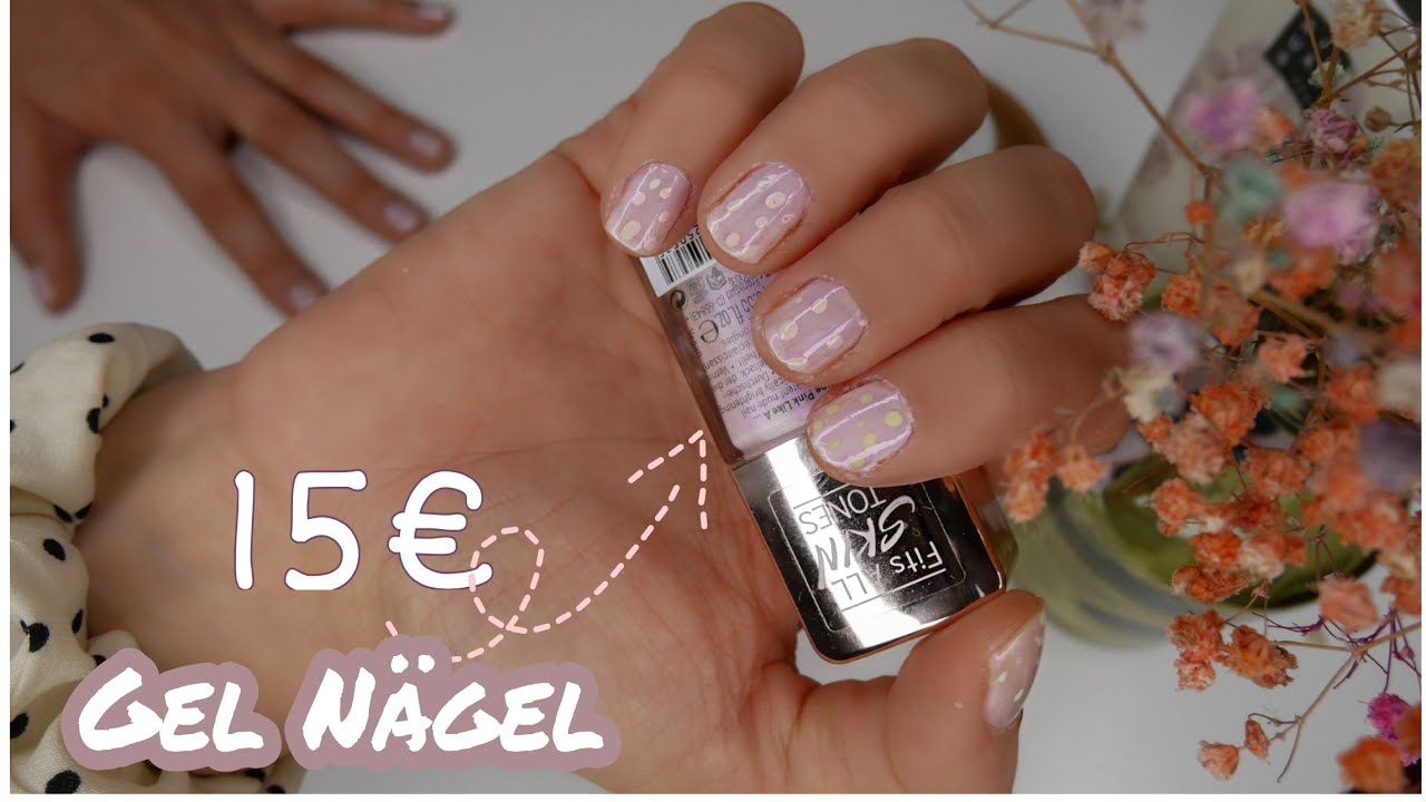 günstiges GEL NÄGEL Design aus der DROGERIE