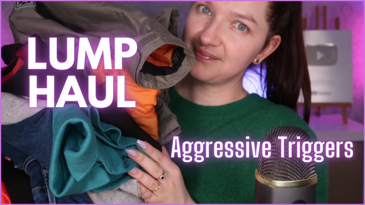 Haul z Niemieckiego Lumpeksu • Aggressive Relaxing Sounds • ASMR Po Polsku