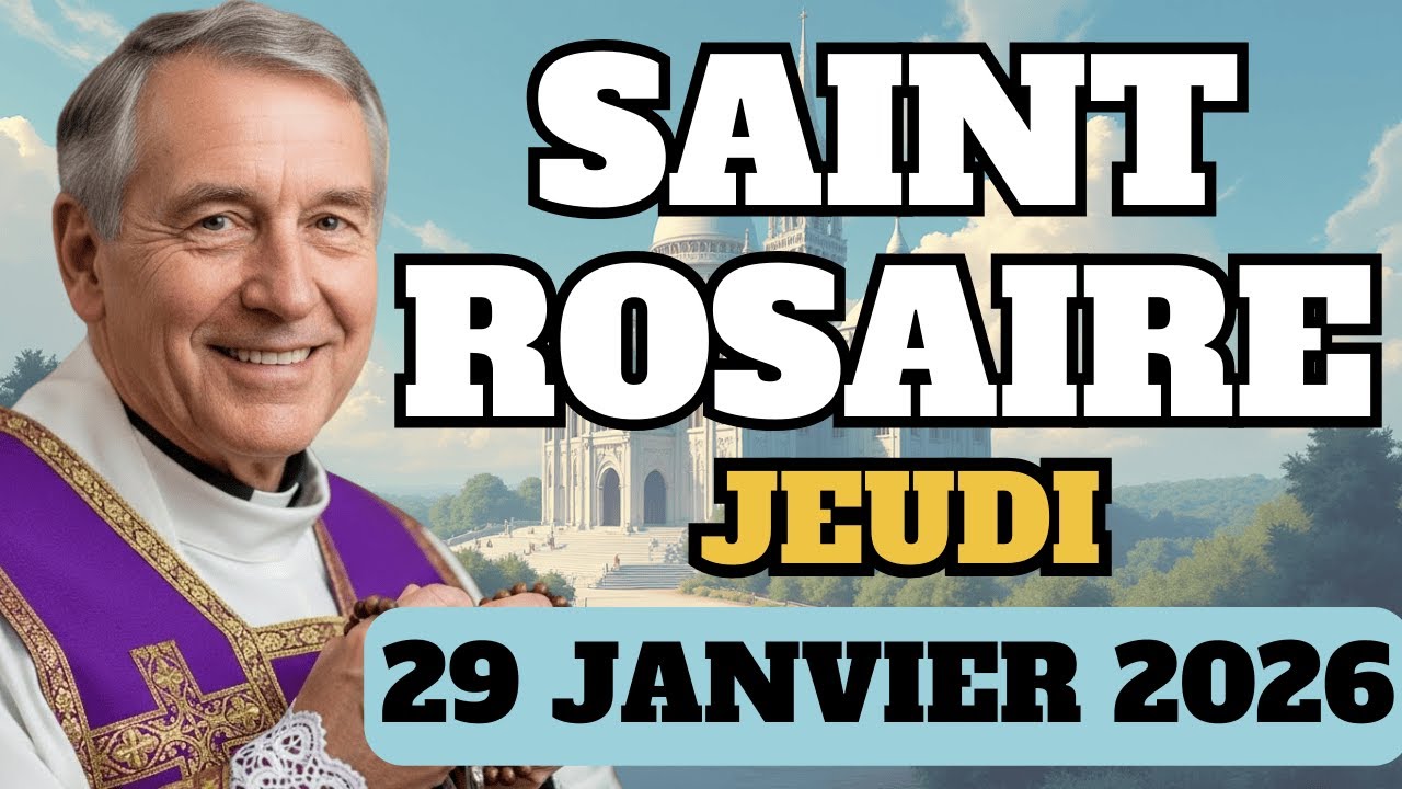 📿 Saint Rosaire, 29 Janvier 2026, Mystères Lumineux