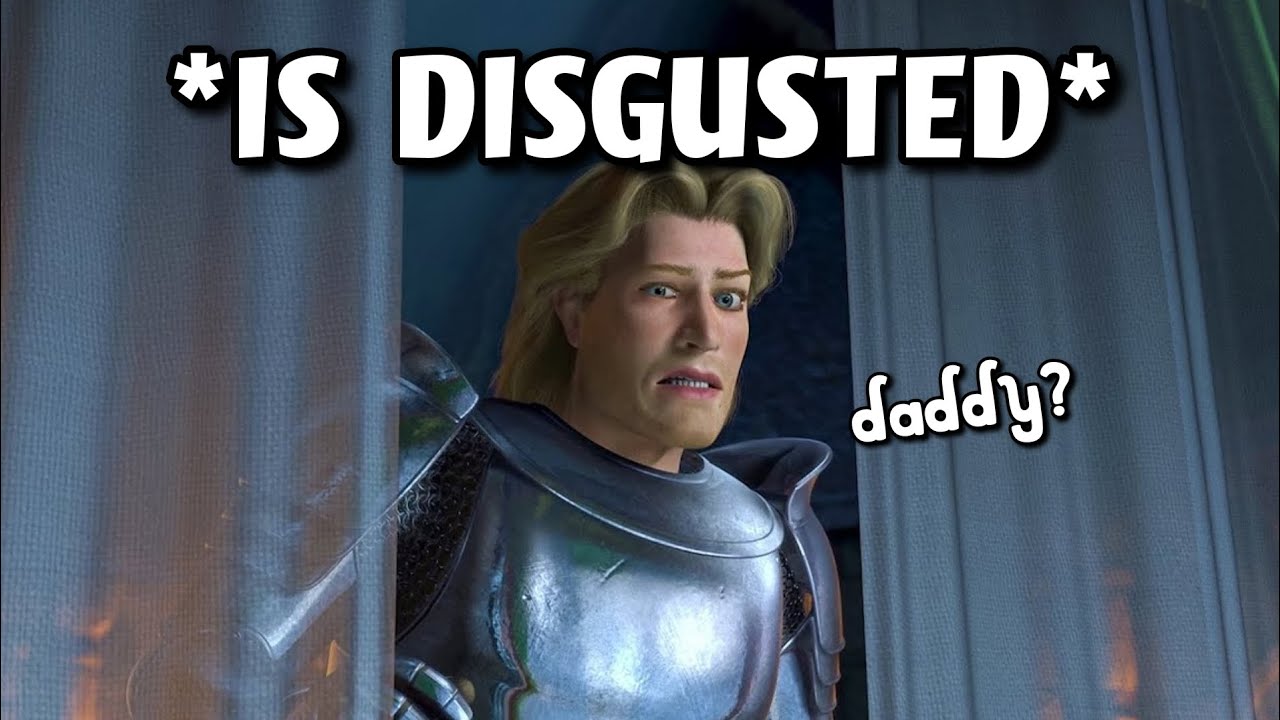 Prince Charming being my SECOND favourite Shrek villain for almost 7 and a half minutes straight 💙
