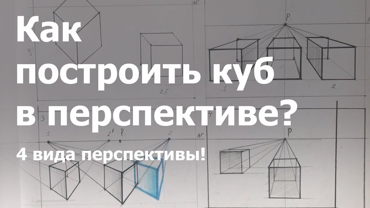 Куб в перспективе!