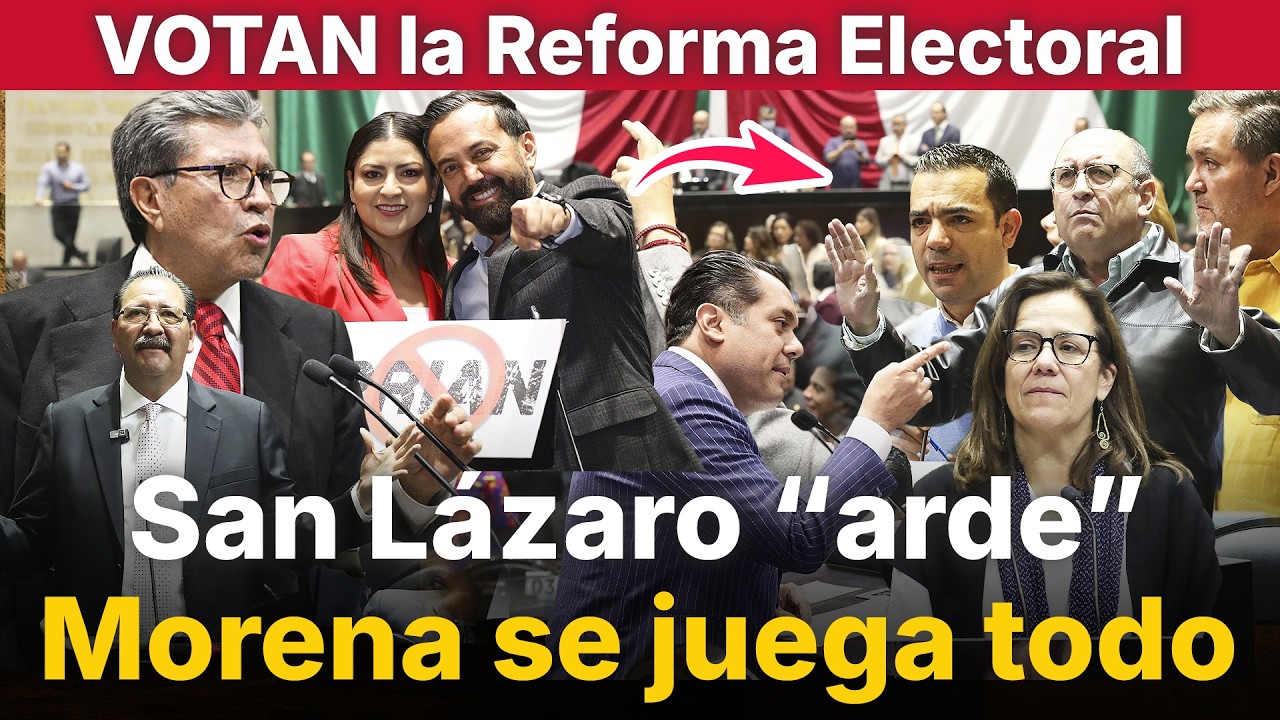 EN VIVO | Se define la reforma electoral: ruptura, tensión y votos en Diputados