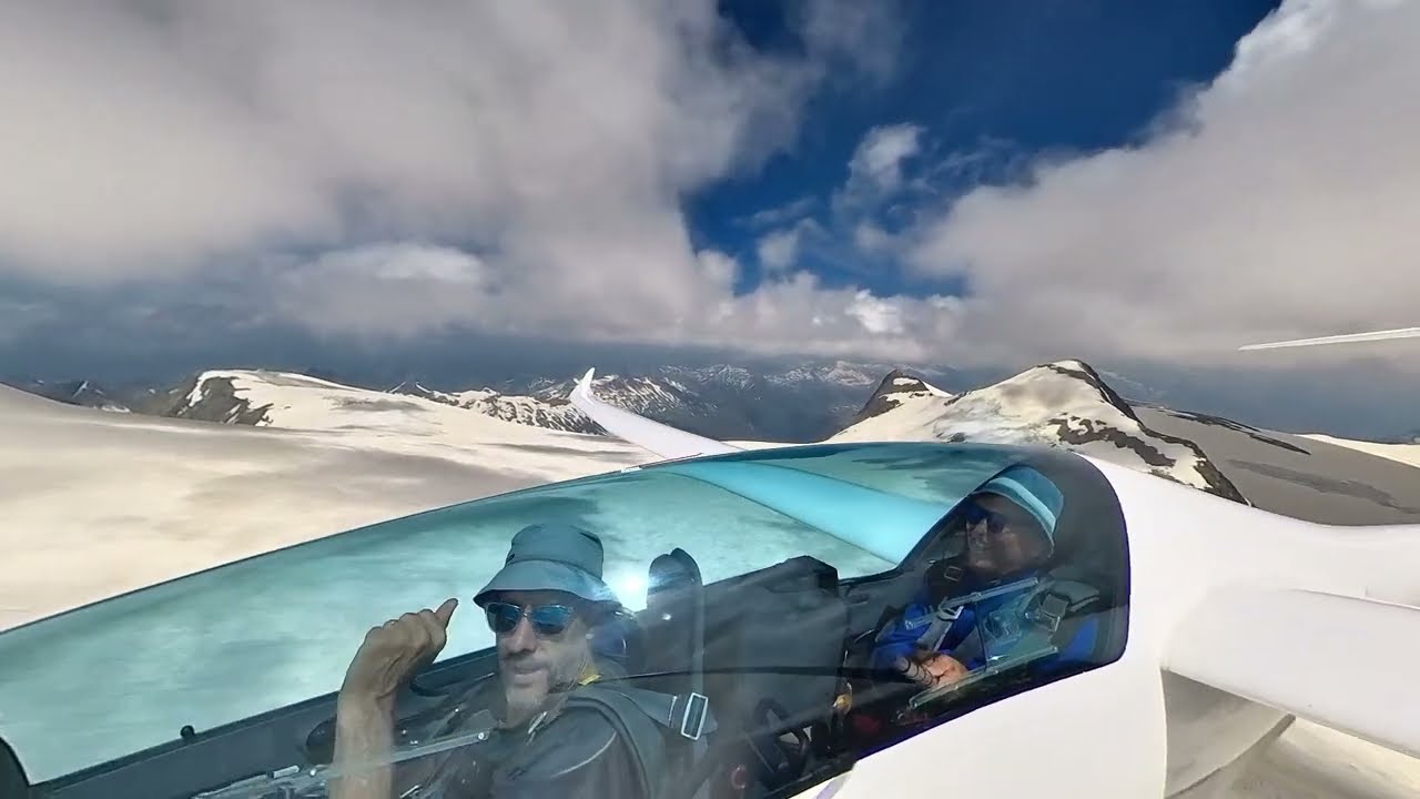 Gliding over the wanderful Alps -La meraviglia delle Alpi in aliante