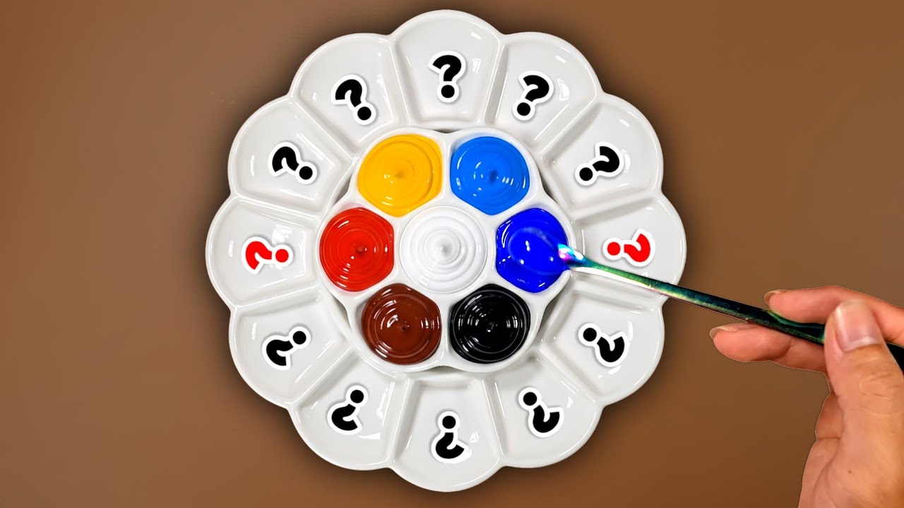 How to Making 19 Colors with Only 7 Primary Colors | Satisfying Color Mixing 