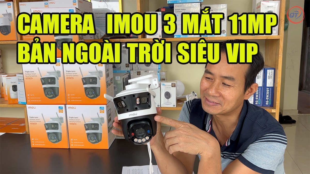 CAMERA IMOU IPC-S7UP-11M0WED BẢN NGOÀI TRỜI 3 MẮT SIÊU VIP