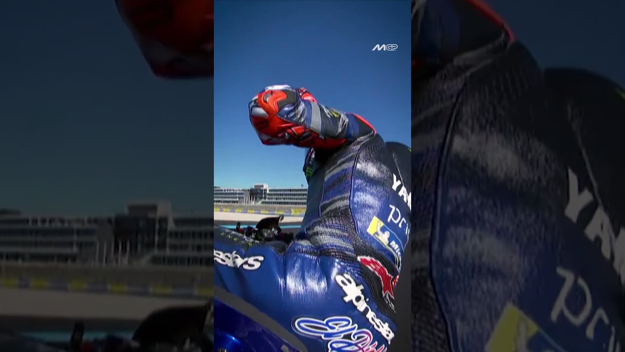 Fabio Quartararo gets angry in Warm Up 😡👀