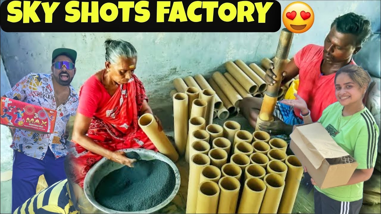 How Diwali Crackers Are Made 😱 - SHIVAKASHI FACTORY VLOG 😍