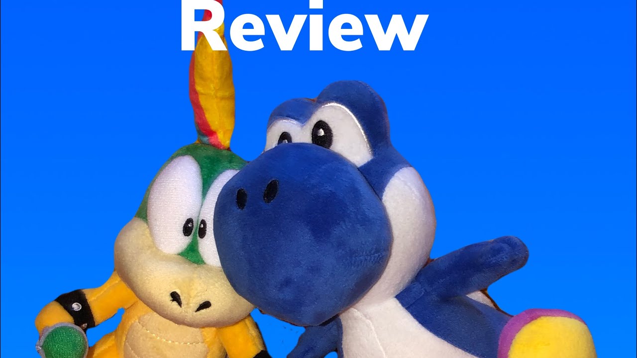 Dark blue yoshi and Lemmy Koopa plush review