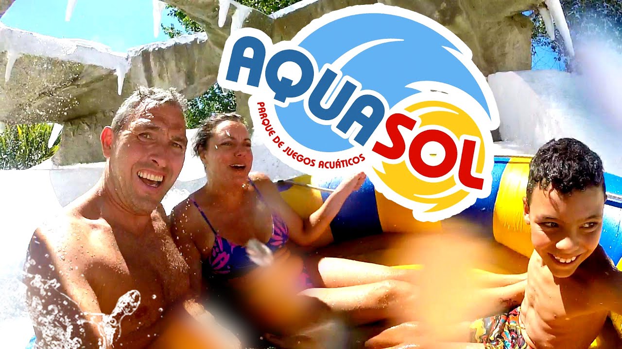 Probando todos los toboganes de AQUASOL: El video que no te podés perder!