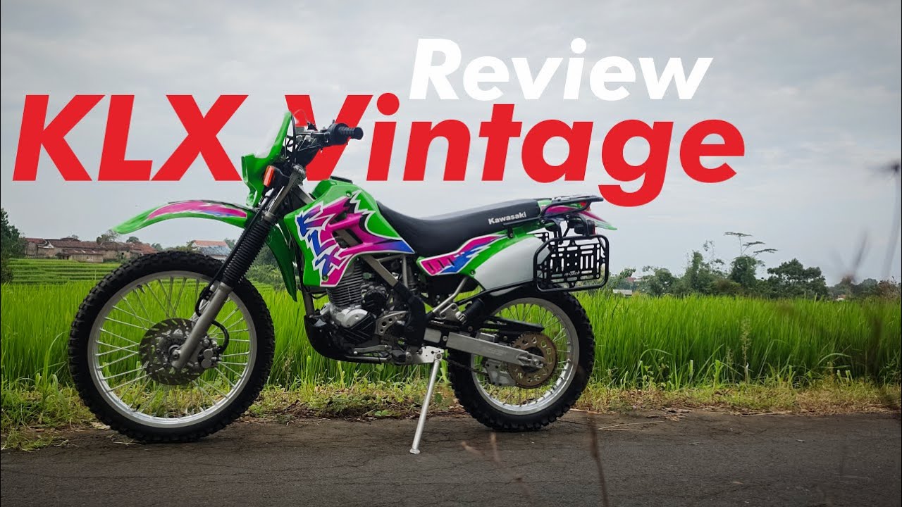 REVIEW KAWASAKI KLV VINTAGE | TRAIL JADUL VINTAGE LAWAS