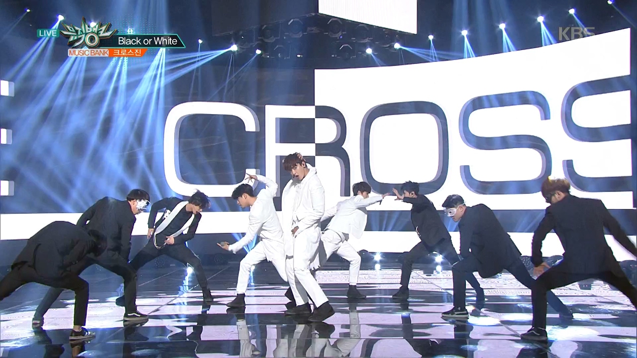 뮤직뱅크 Music Bank - 크로스진 - Black or White (CROSS GENE - Black or White).20170210