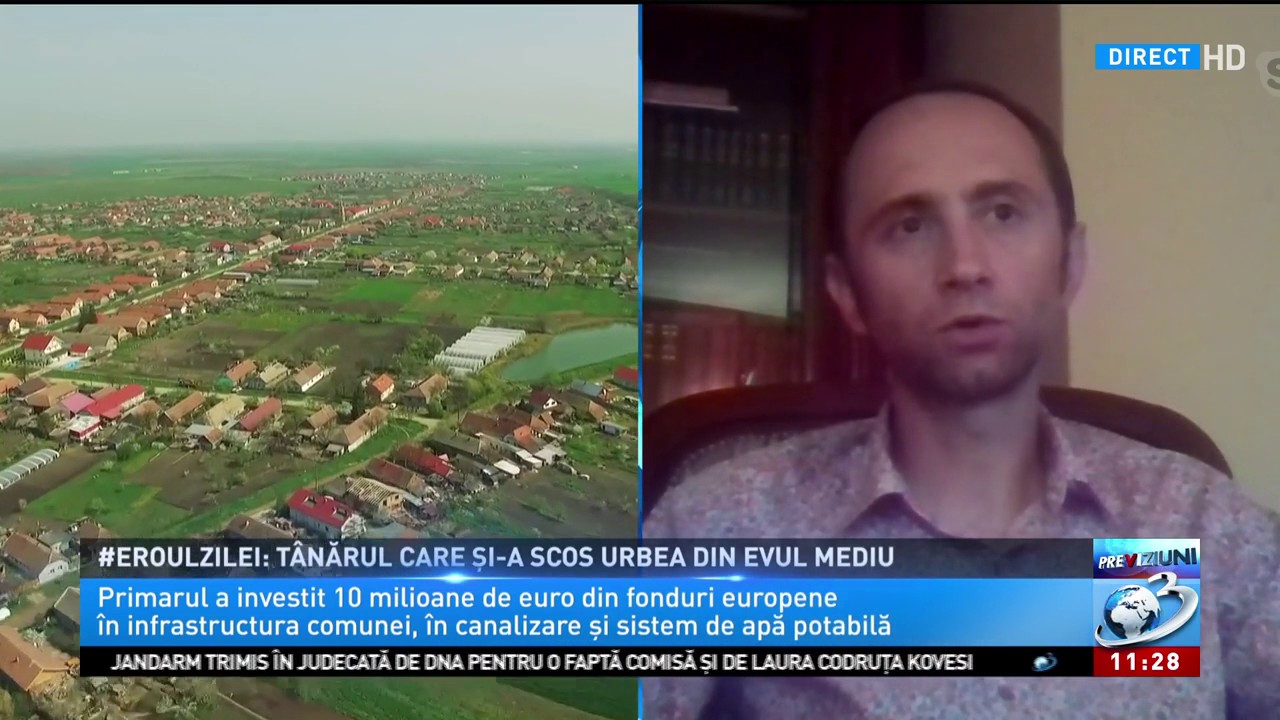 Primarul Alin Nica,  t&acirc;nărul care şi-a scos urbea din evul mediu