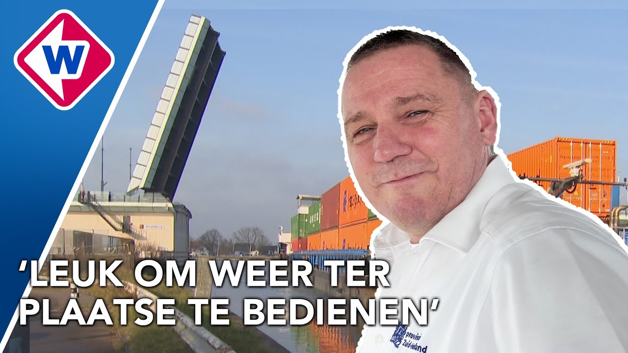 Brugbedienaren racen heen en weer om bruggen te openen