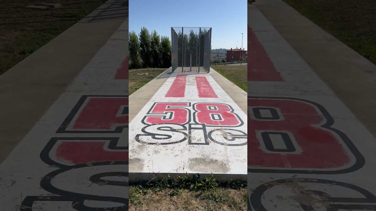 Monumento SIC 58 #coriano #simoncelli #sic58 #motogp #champion #race #motorsport #memorial