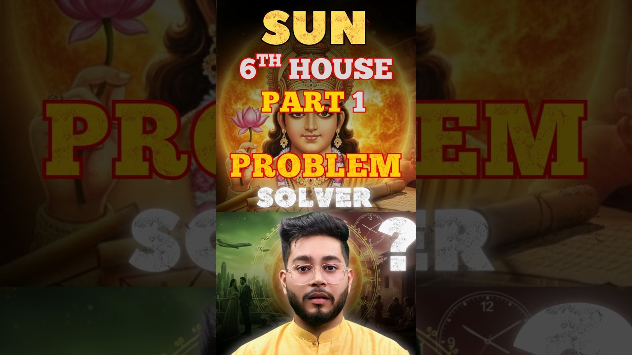 Sun in 6th House (Part-1) ☀️ | Problem Solver 🔥 | Father&rsquo;s Enemies & Loan Karma
