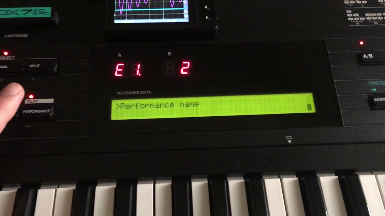 Yamaha DX7IIFD Grey Matter E! Performance Patches