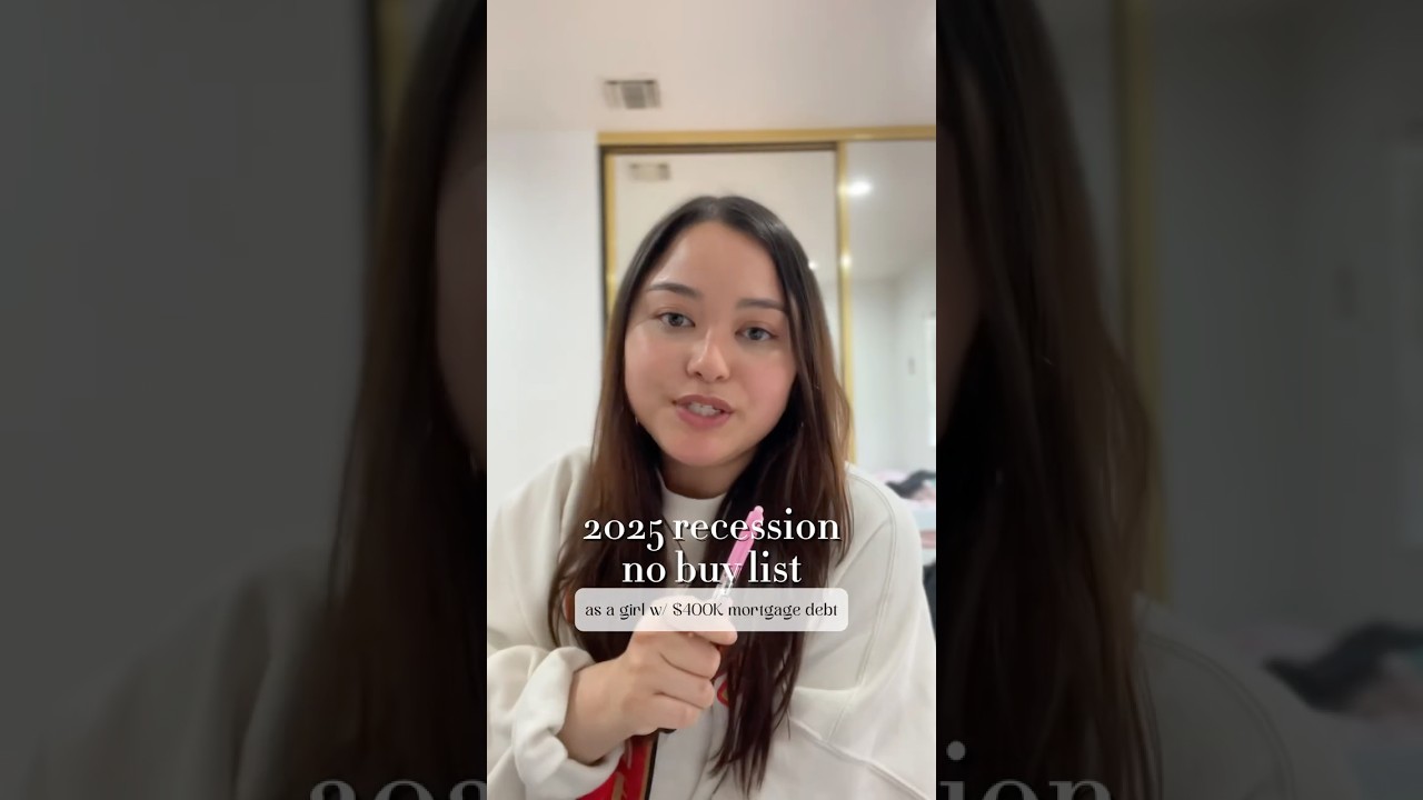 2025 Recession No Buy List #jennfinance #personalfinance #moneymanagement #recession #nobuy