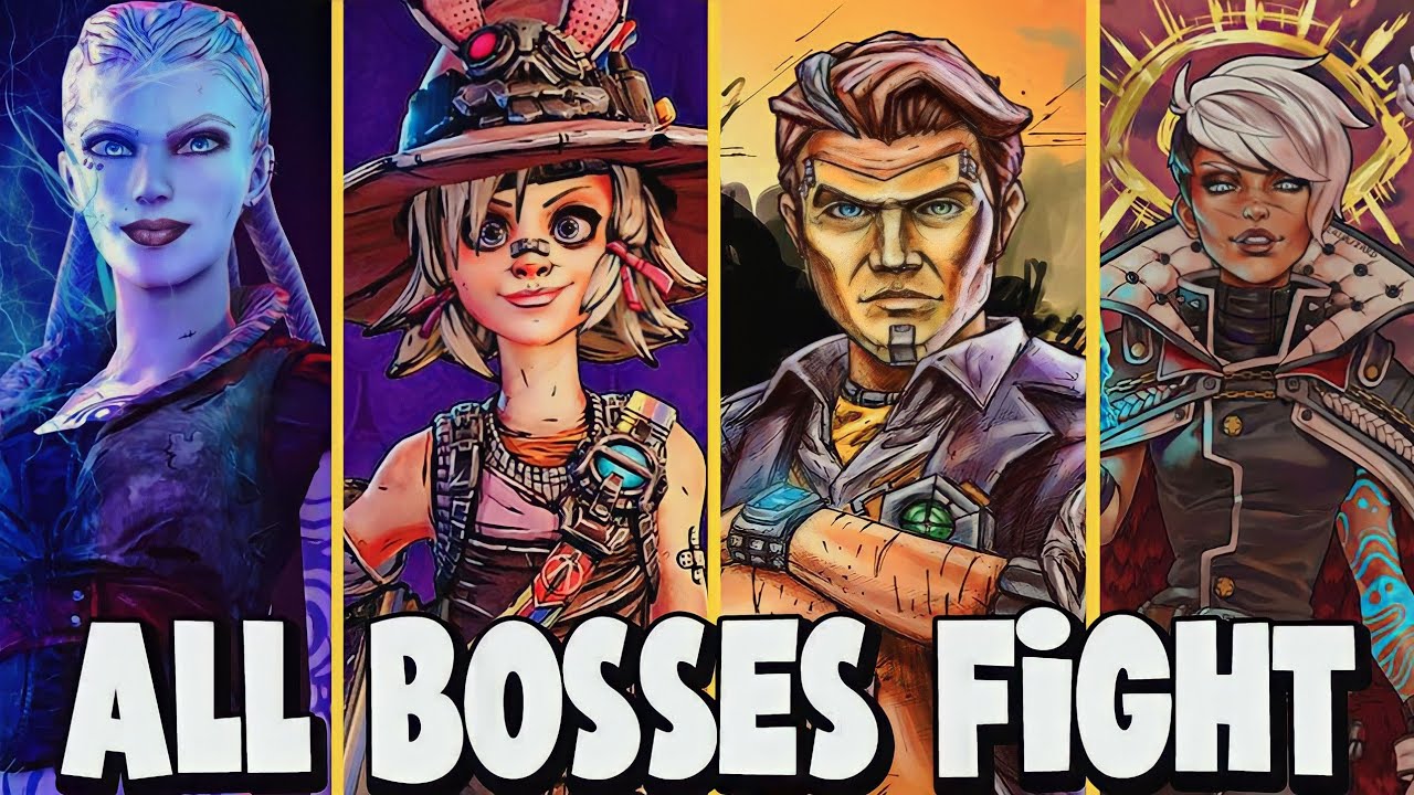 ALL FINAL BOSSES & ENDINGS IN BORDERLANDAS GAMES ( TINY TINA´S WONDERLANDS INCLUDED)