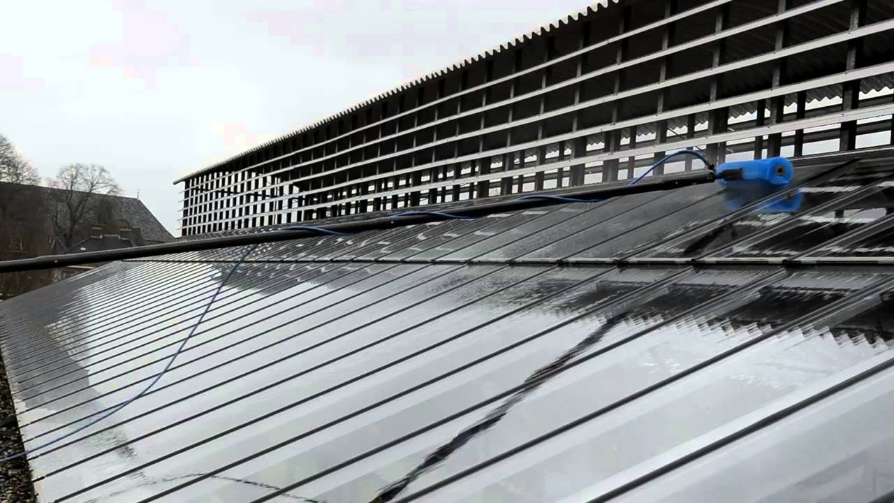 Weel Schoon gevel reiniging roterende  borstel