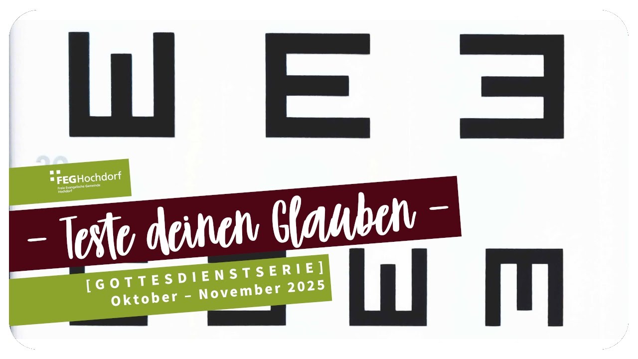 Teste deinen Glauben Stresstest