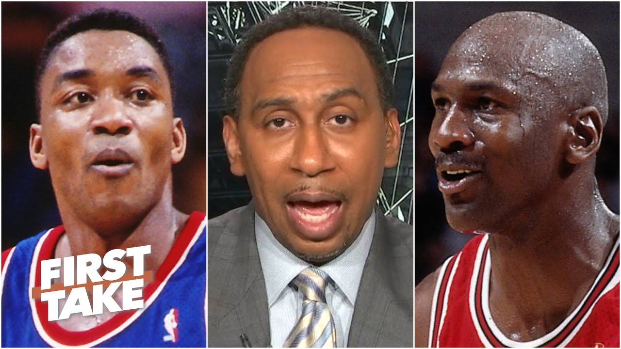 ‘Let it go!’ - Stephen A.‘s advice to Isiah Thomas after his latest MJ comments | First Take