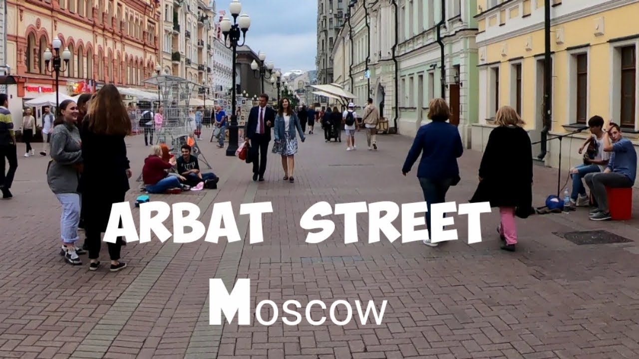 Moscow's famous pedestrian street | Arbat street | Russia Vlog in Hindi