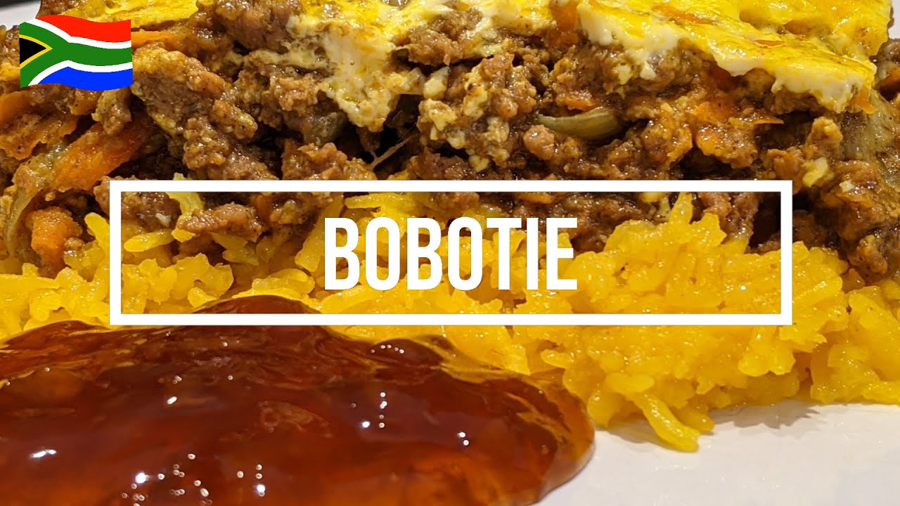 Traditional South African Bobotie at home!