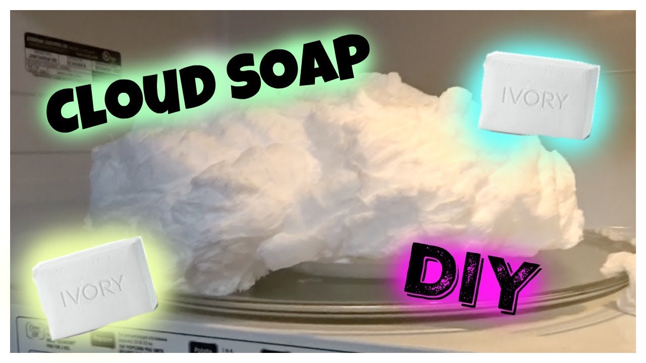 DIY Cloud Soap | Microwaved Moldable Soap