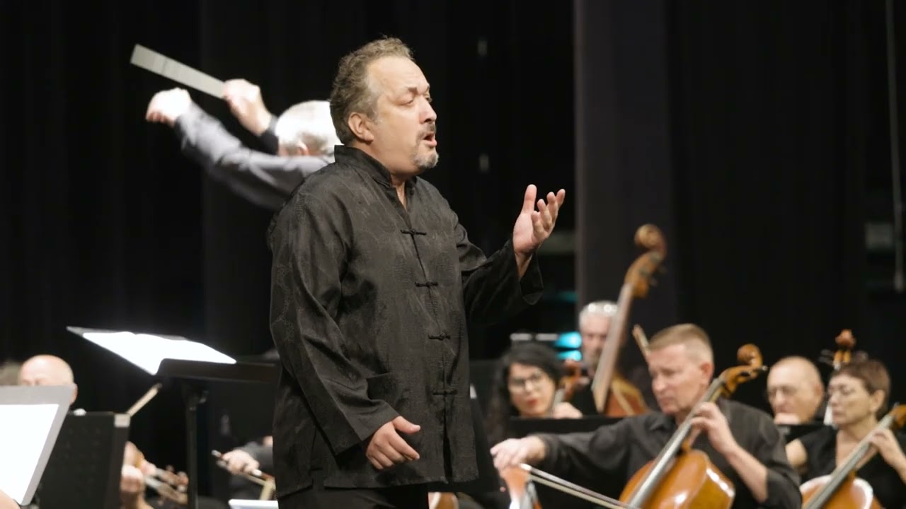 Zurab Zurabishvili sings Cavaradossi.  E lucevan le stelle.  G. Puccini Tosca. Maestro Vag Papian. 