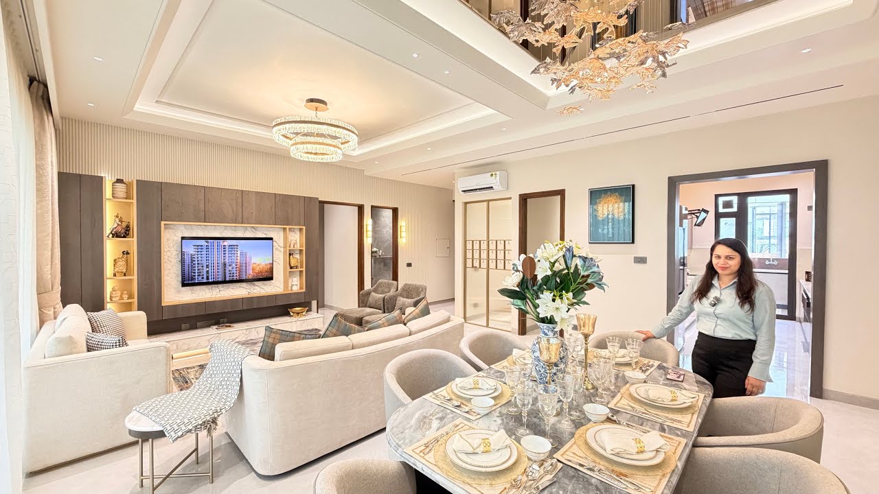 Vintage Greens Airport Road Zirakpur | Luxury Sample Flat Video (2698 sq ft 3+1 BHK)
