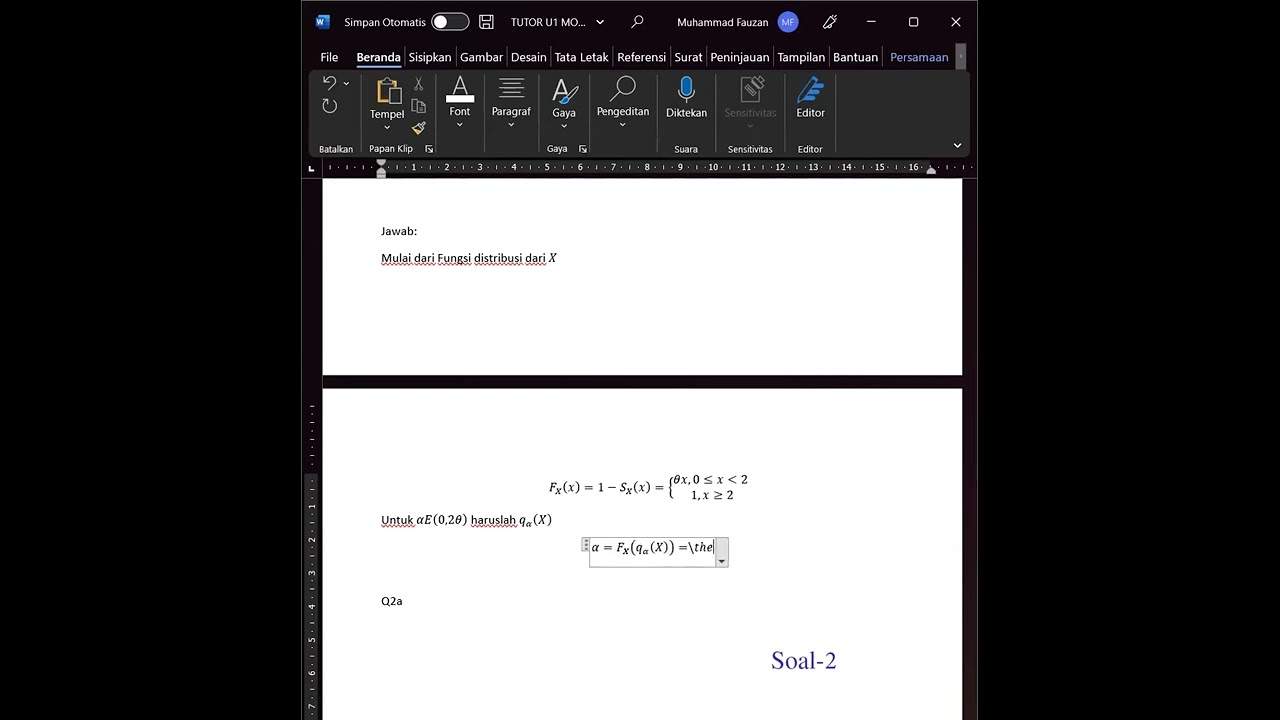 Tutorial U1 AK3283 Model Risiko I (16/02/2023)