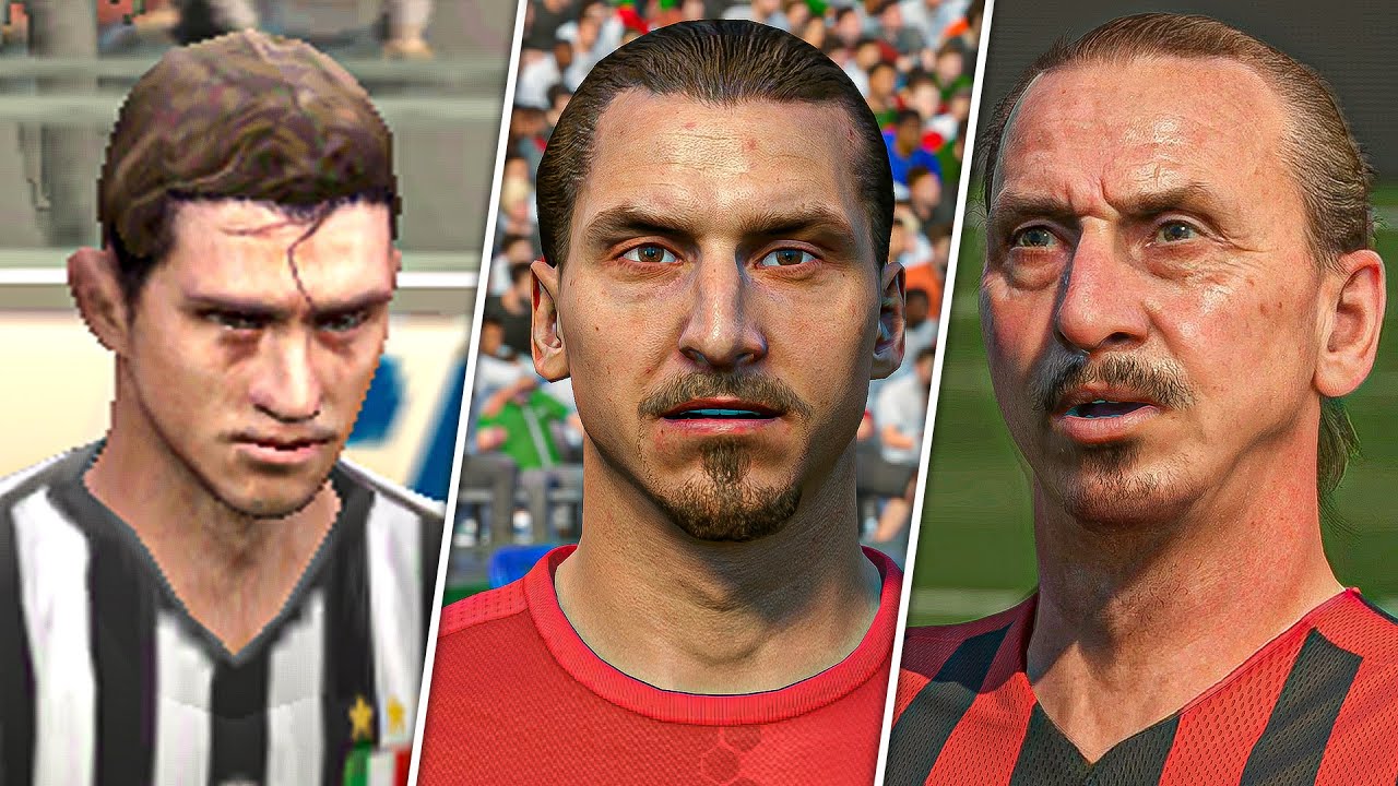 Zlatan Ibrahimovic in every FIFA game (FIFA 04 - FIFA 22)