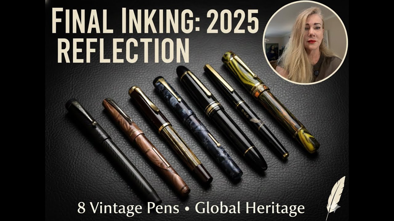 100 Years of Ink: My Final Vintage Pen Lineup for 2025