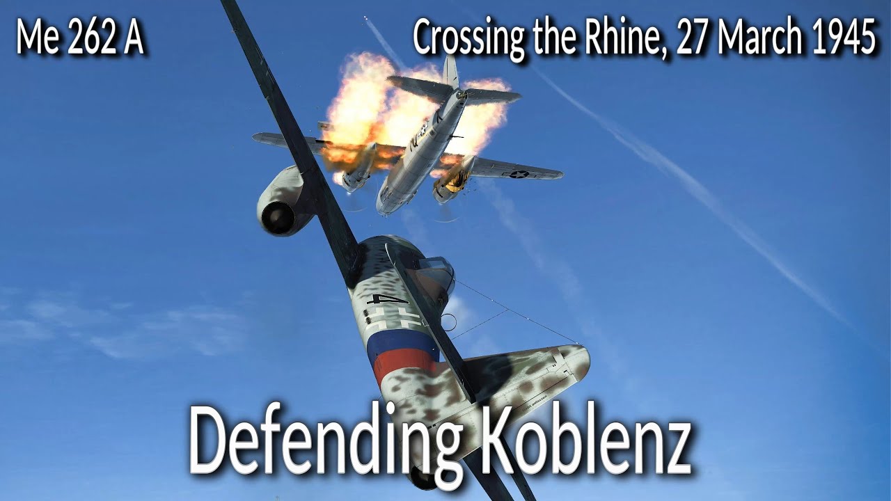 Me 262: Bomber Intercept over Koblenz | Cinematic WW2 Air Combat Missions