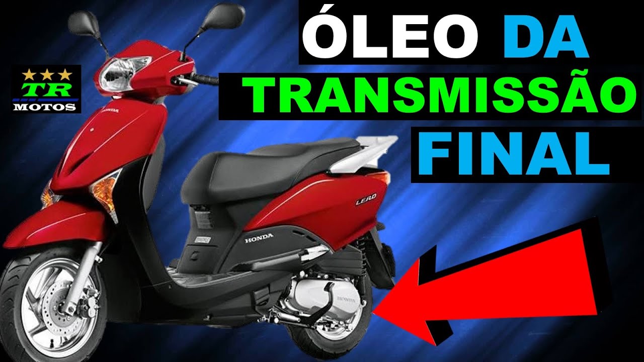 COMO TROCAR O ÓLEO DA TRANSMISSÃO FINAL - HONDA LEAD 110