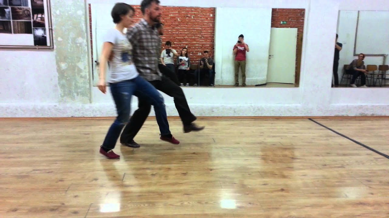 Lindy hop 1 - 26. ura - Mini dip and all that jazz. Nova koreografija :)