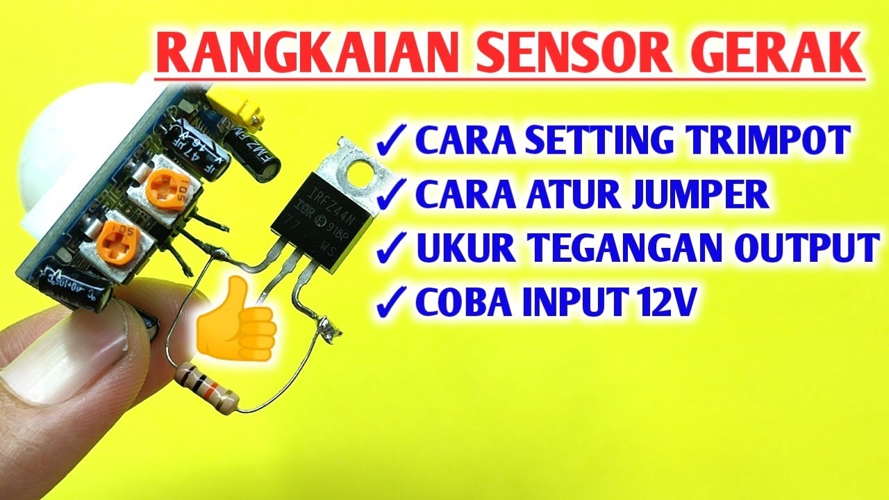 Encendido y apagado automático, sensor de movimiento de 12 V