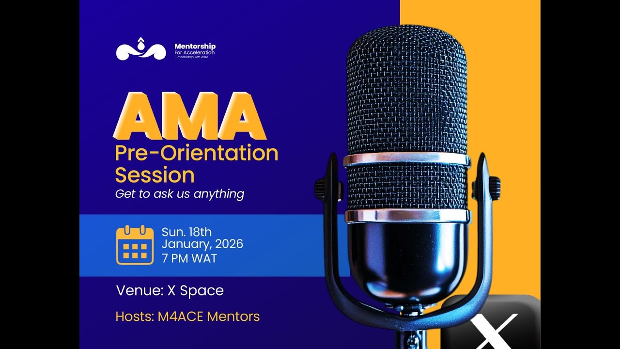 AMA Pre-orientation session