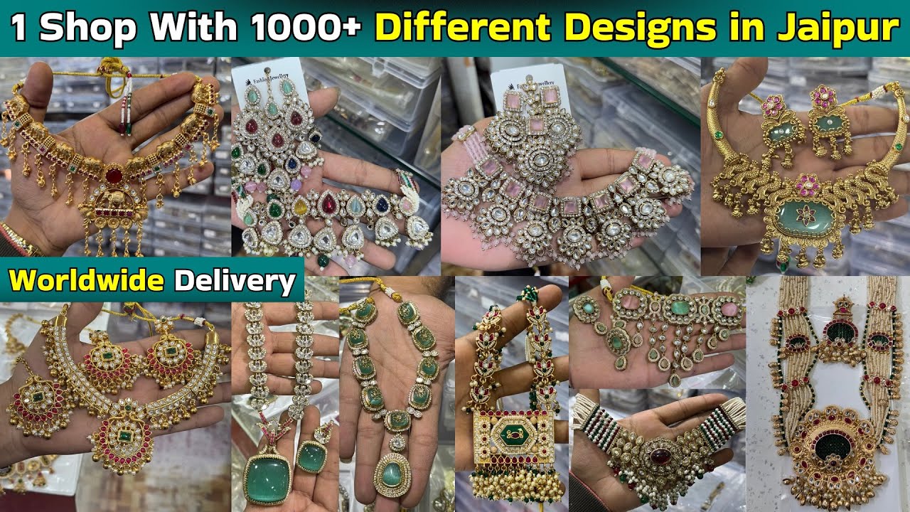 1000+ Designs | Jaipur's Biggest Moissanite Kundan Pachi and Polki Kundan | Worldwide Delivery