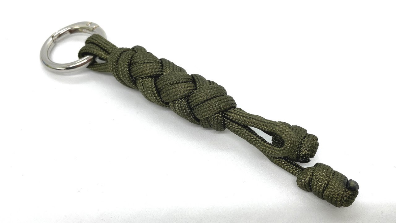 (최소 편집)※답답함 주의※ 가오초 파라코드 키링 만들기 How to make a Gaucho Paracord Keyring.