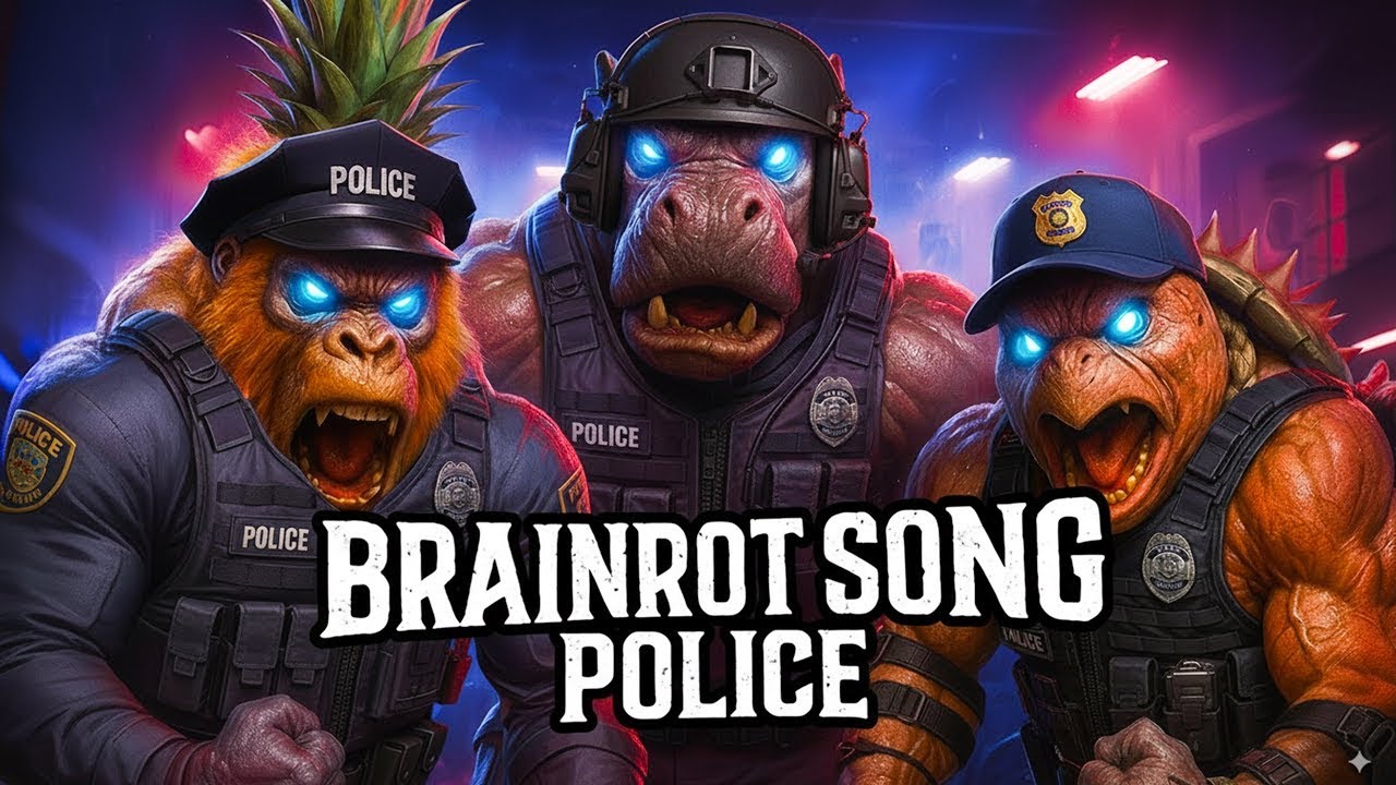 BRAINROTDROP - Brainrot Song (POLICE GIGACHAD Cover)