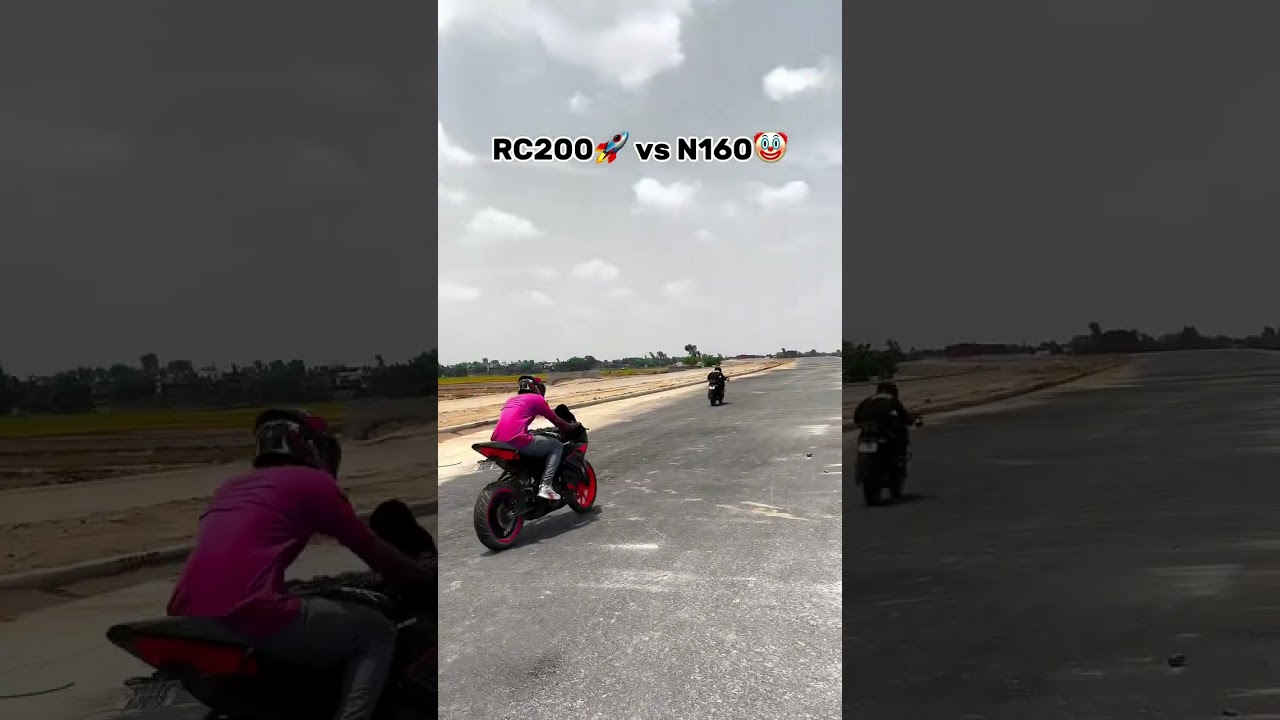KTM RC200 vs Bajaj N160 | Drag Race & Top Speed Test #ktmrc