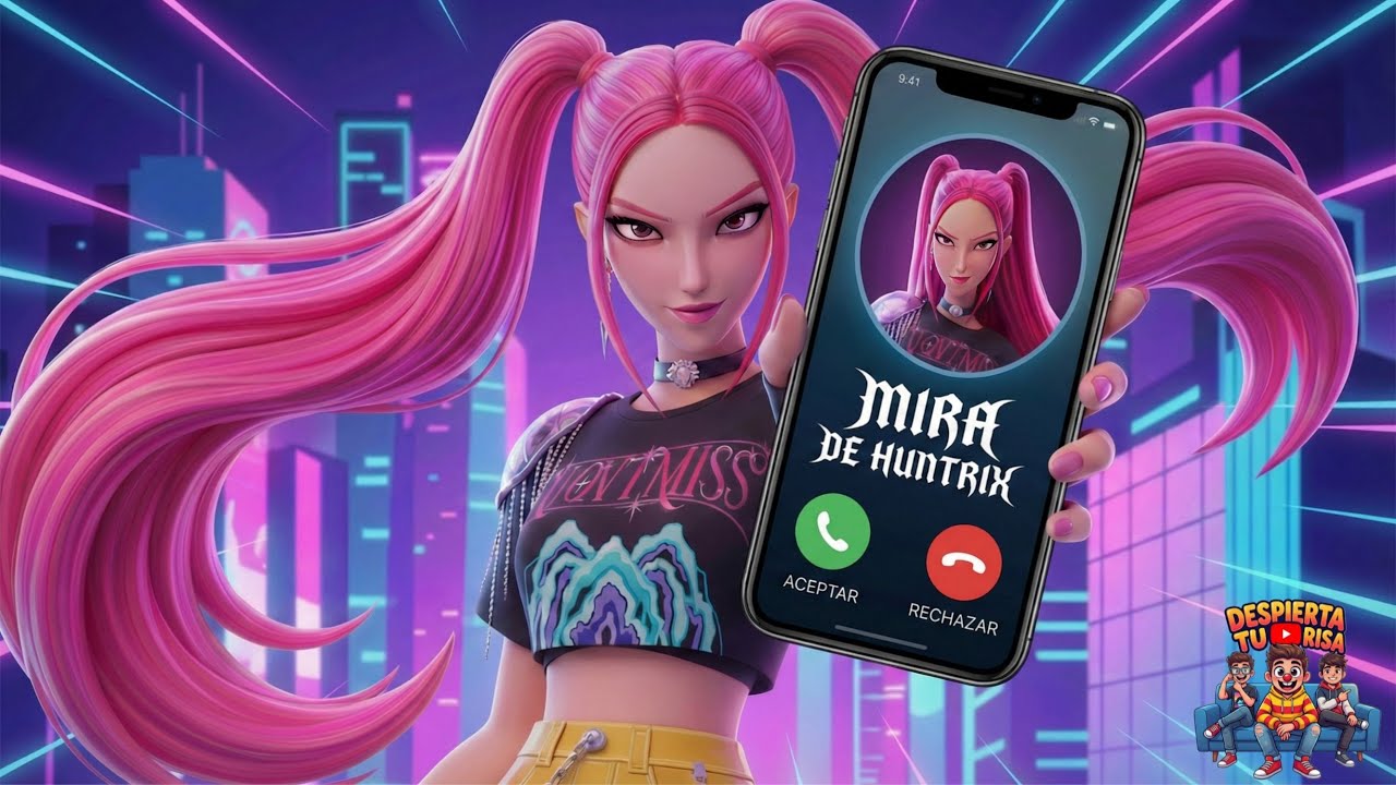 LLAMADA DE MIRA DE HUNTRIX  📞⚔️ ¡La guerrera K-Pop quiere hacerte preguntas! 🎭