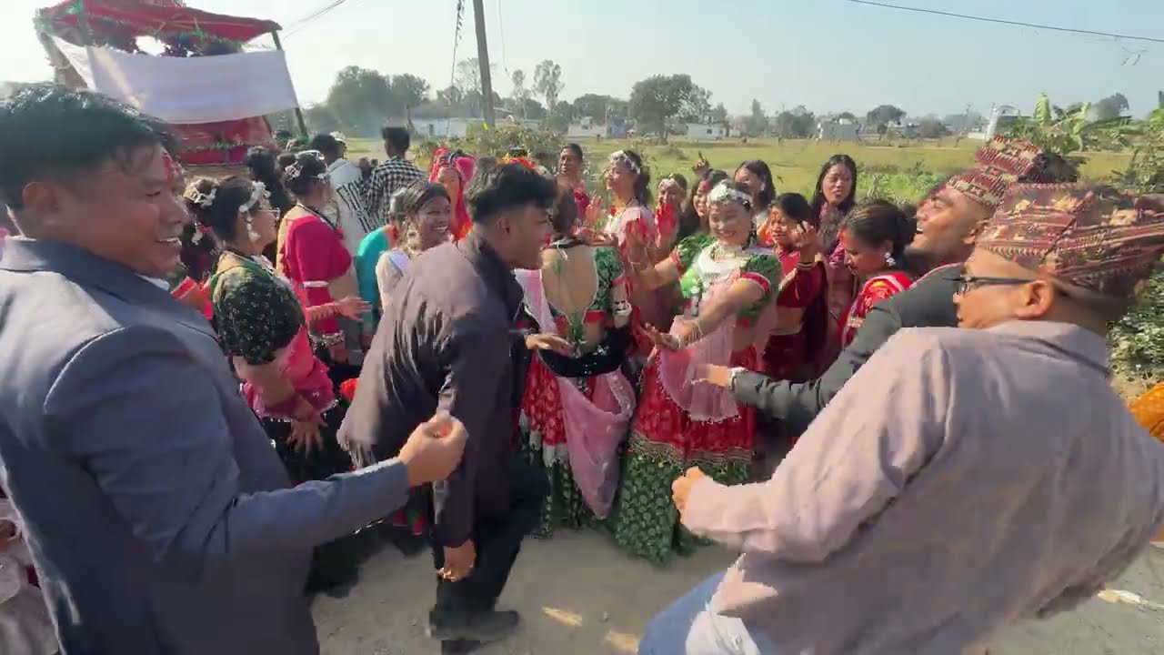 New Tharu Wedding Bend Baja Dance with Banke Tharu Community | Ep - 9